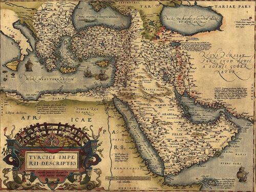 Map of the Ottoman Empire, 1570Credit...Everett Collection Historical, via Alamy